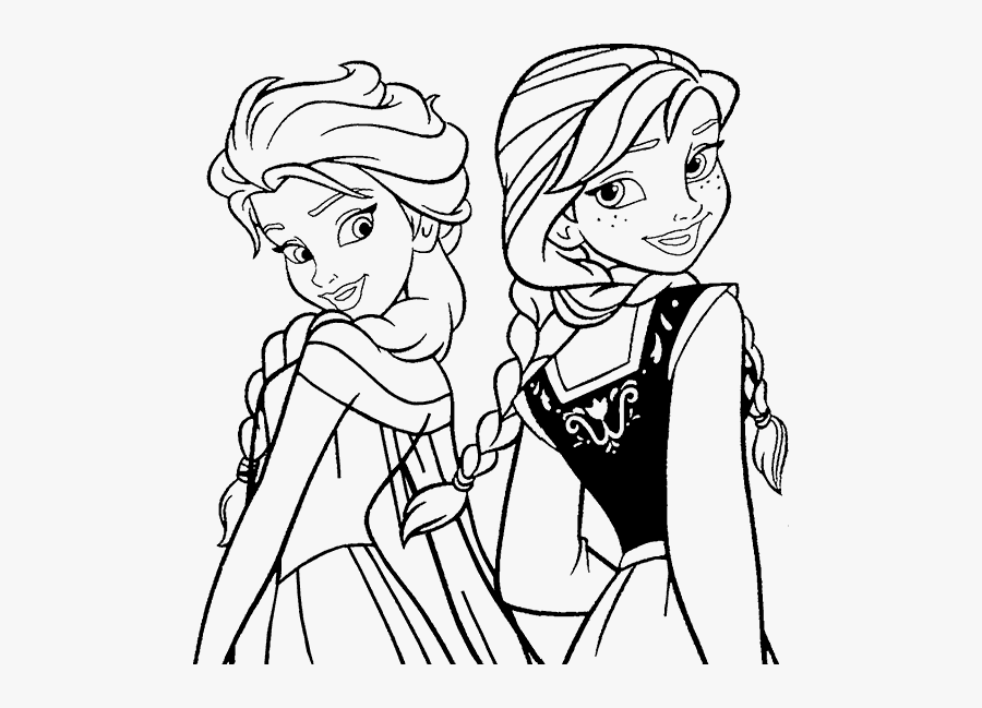 Printable Colouring Pages Frozen Clipart , Png Download is a free transpare...