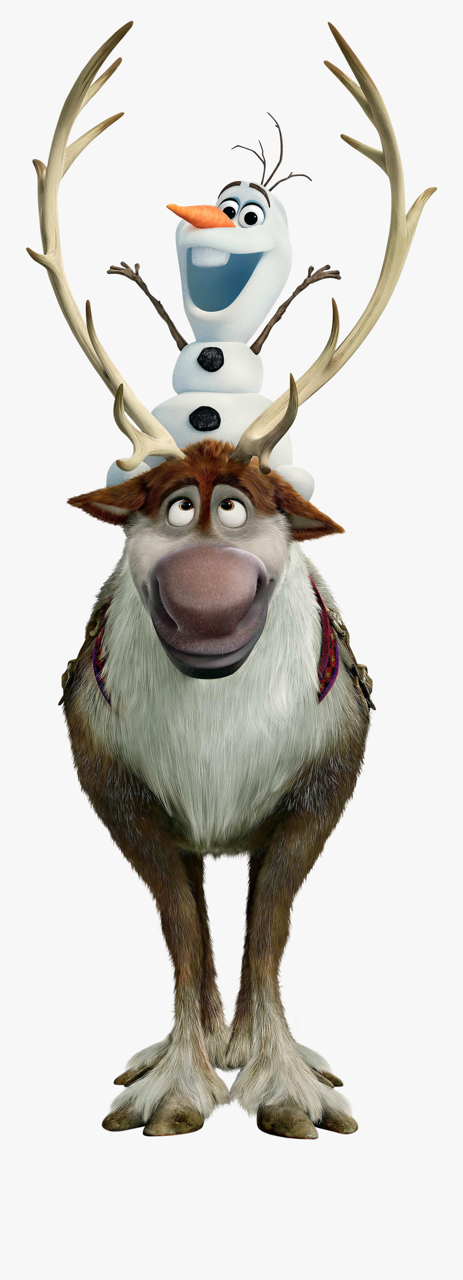 Olaf Sven Png - Sven And Olaf Frozen, Transparent Clipart