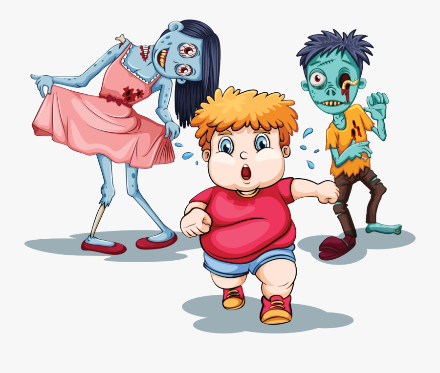 Fat Zombie Tote Bag - Zombie In Dress Cartoon, Transparent Clipart