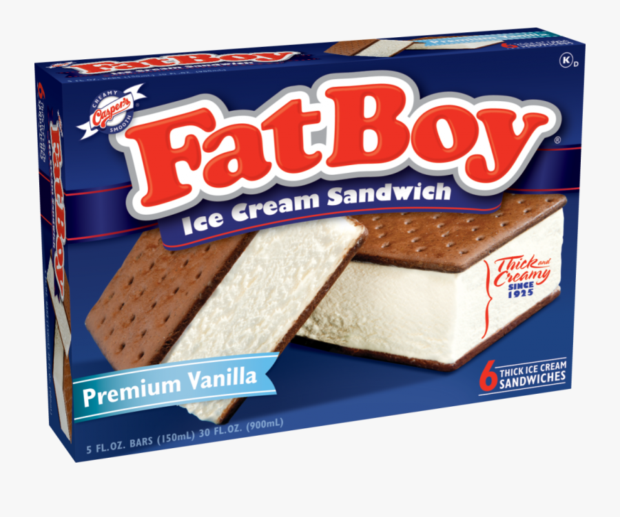 Transparent Ice Cream Sandwich Png - Fatboy Ice Cream Sandwich, Transparent Clipart