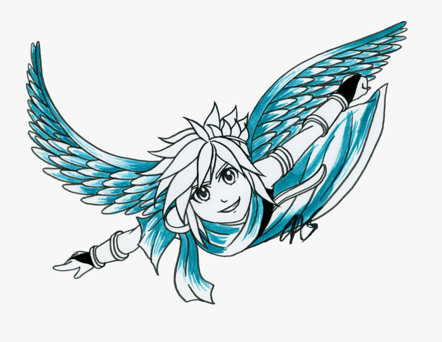 Inktober My Games Kid Icarus Uprising - Illustration, Transparent Clipart