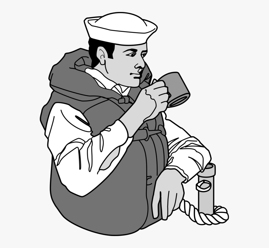 Art,monochrome Photography,shoe - Navy Drinking Coffee Clipart, Transparent Clipart