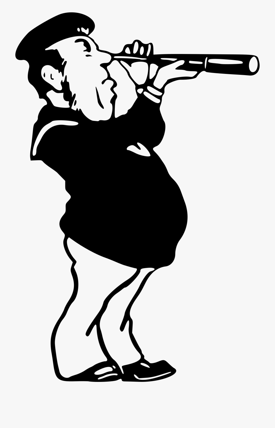 Sailor Clipart Black And White - Telescopio Imagenes Para Colorear, Transparent Clipart