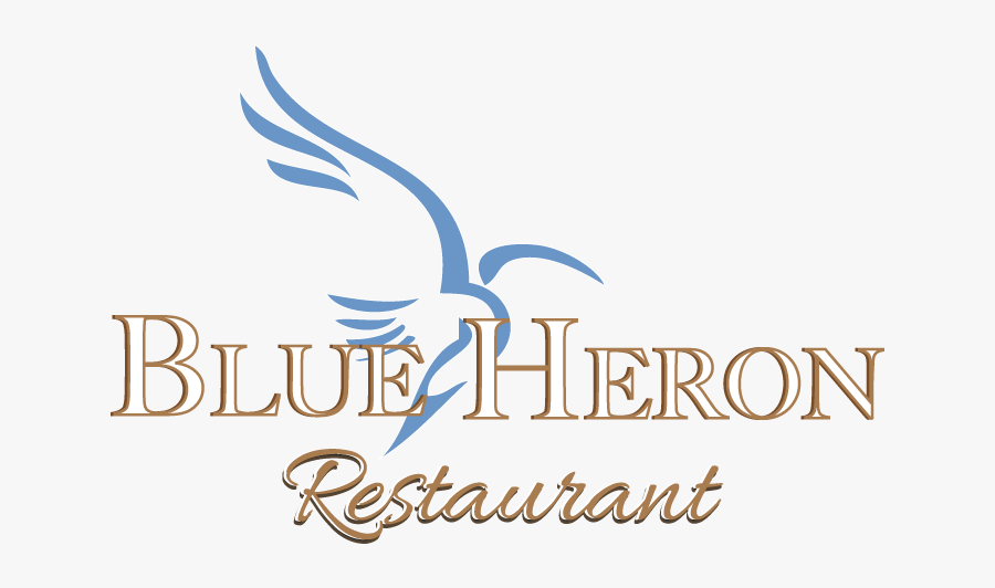 Ylp Blue Heron Restaurant Logo - Heron, Transparent Clipart
