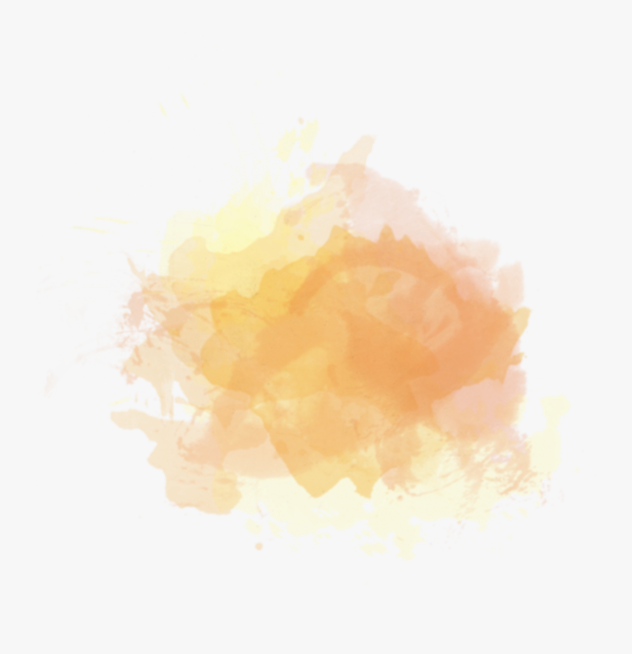 #orange #yellow #color #paint #splotch #art #freetoedit - Png Tumblr Orange, Transparent Clipart