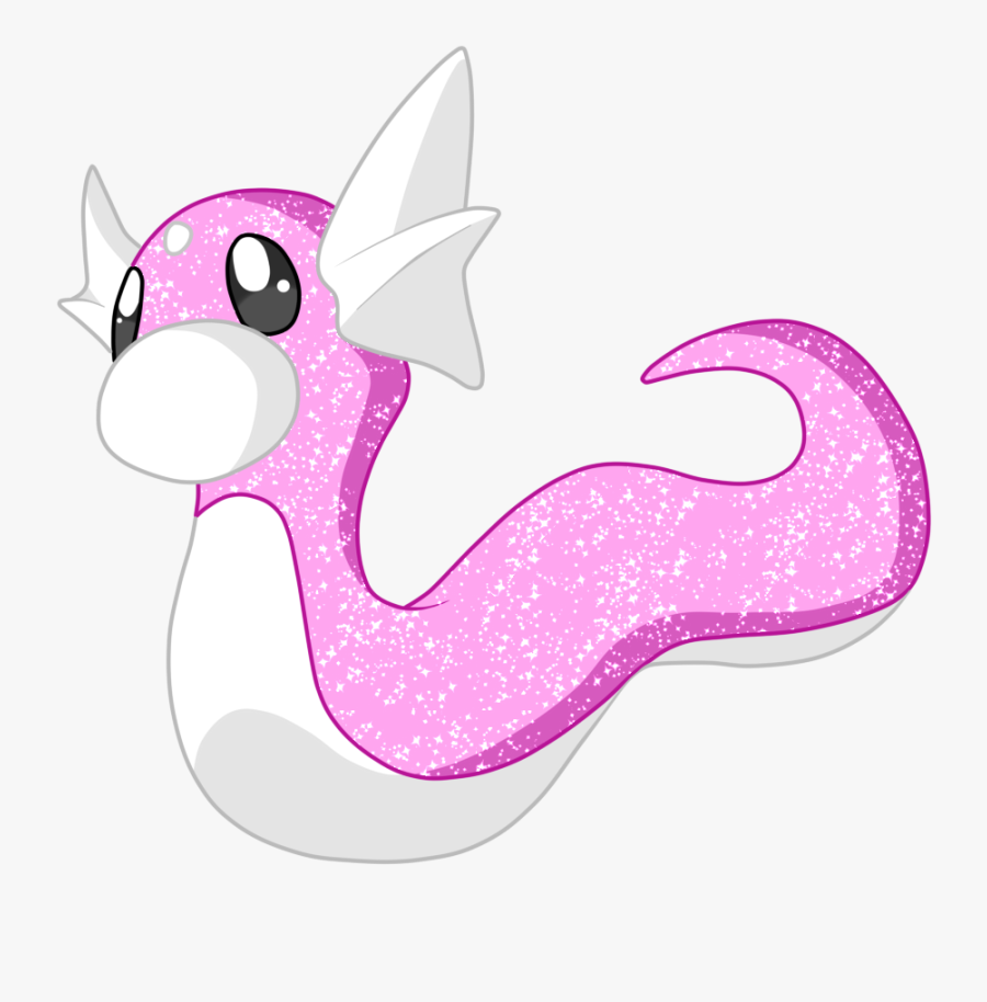 Pokemon Dratini Shiny, Transparent Clipart