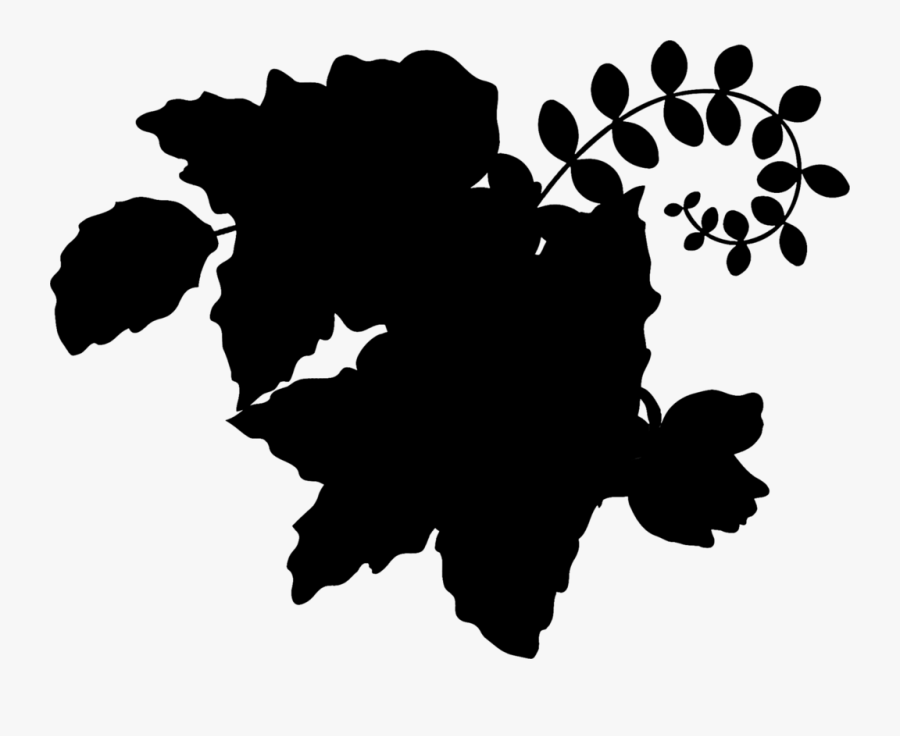 Clip Art Desktop Wallpaper Flower Silhouette Computer - Silhouette, Transparent Clipart
