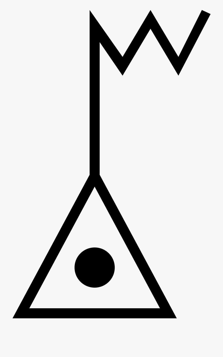 File Japanese Map Symbol Electronic Datum Point - Symbol For Trig Station, Transparent Clipart