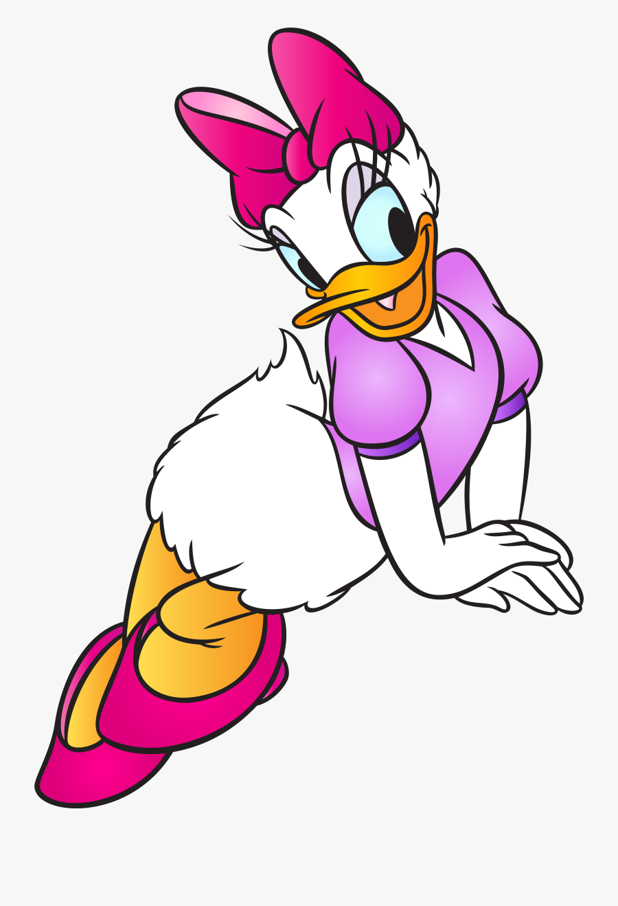 Clip Art Daisy Duck Clip Art - Daffy Duck Mickey Mouse, Transparent Clipart