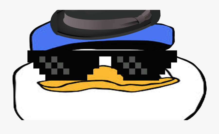 Transparent Swag Glasses Png - Donald Duck With Sunglasses, Transparent Clipart