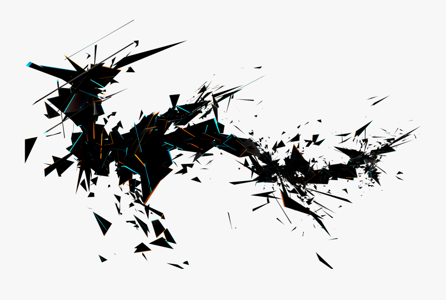 Black Abstract Png - Vector Abstract Black Png, Transparent Clipart