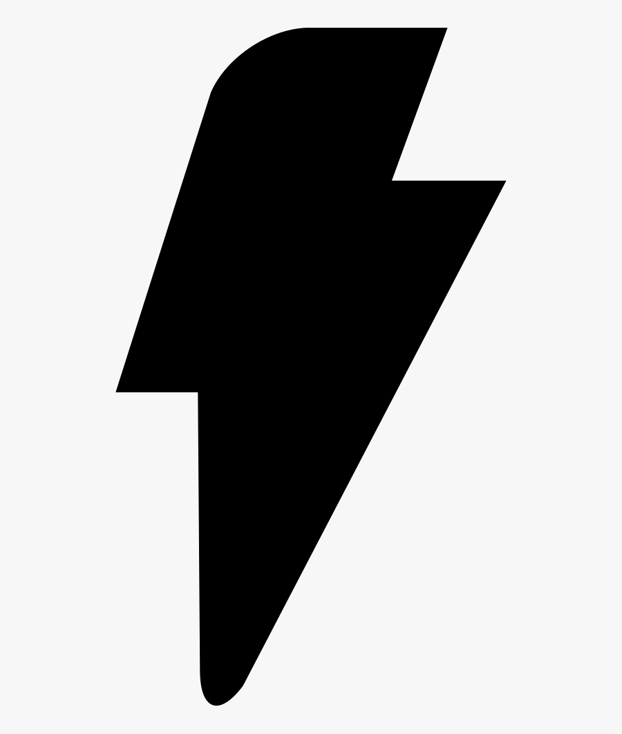 Lightning Svg Black, Transparent Clipart