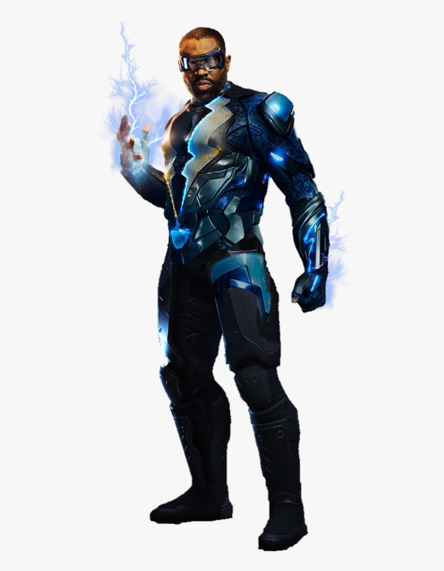 Transparent Lightning Png Transparent Background - Black Lightning New Suit, Transparent Clipart