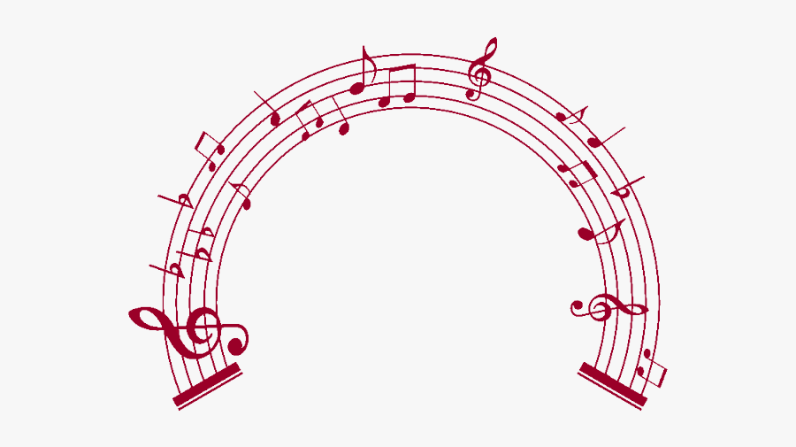 Musical Notes In Circle, Transparent Clipart