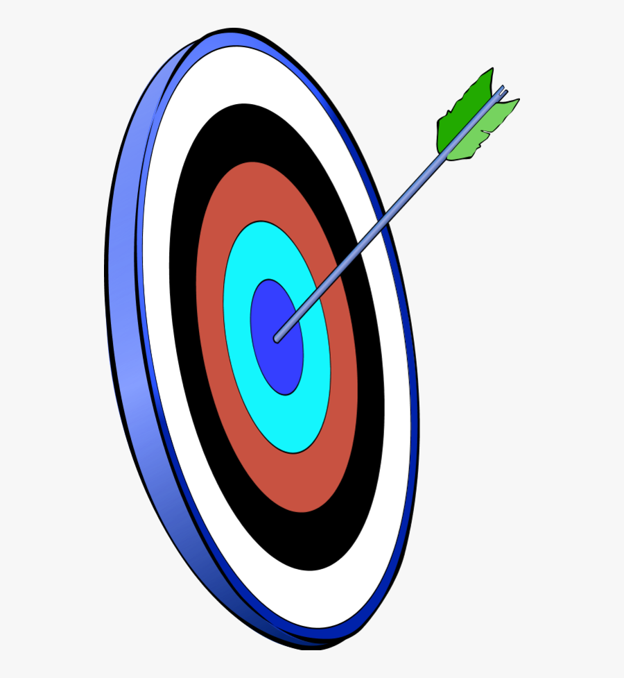 Circular Arrow Clip Art - Target Arrow Png, Transparent Clipart