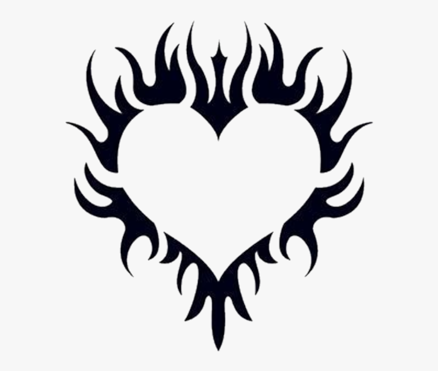 Tribal Heart, Transparent Clipart