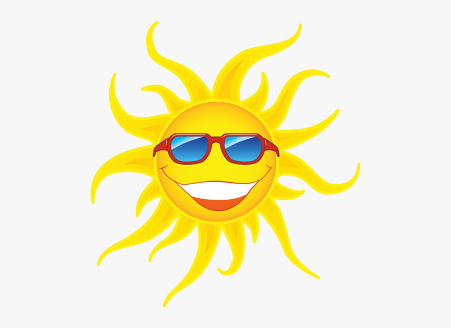 Sun With Sunglasses Clipart Free, Transparent Clipart