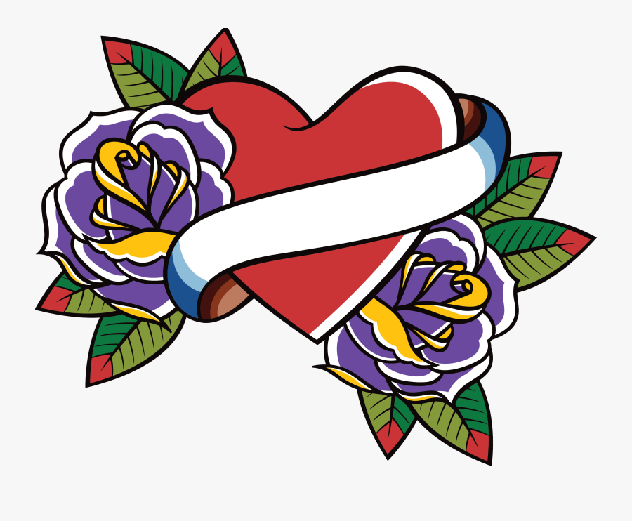 Old School Tattoo Clipart, Transparent Clipart