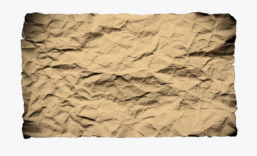 Transparent Paper Background Png - Old Wrinkled Paper Png, Transparent Clipart
