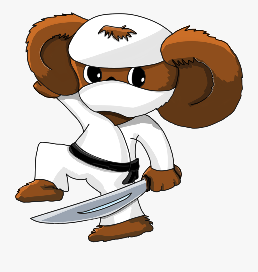 Ninja Cheburashka Sword Free Picture - Чебурашка В Пнг, Transparent Clipart