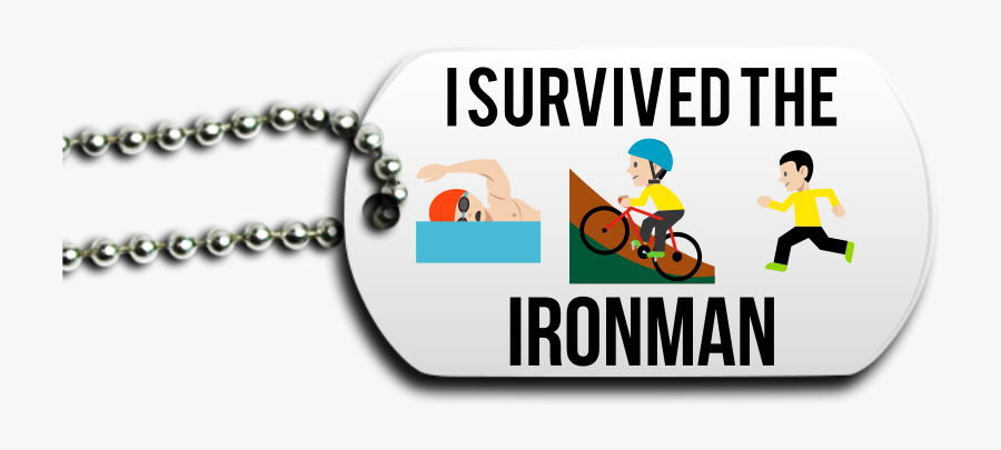 I Survived The Iron Man Dog Tag Front - World Has Changed Quotes, Transparent Clipart