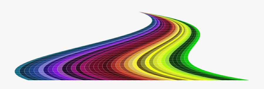 Purple,line,magenta - Transparent Multi Colored Wave, Transparent Clipart