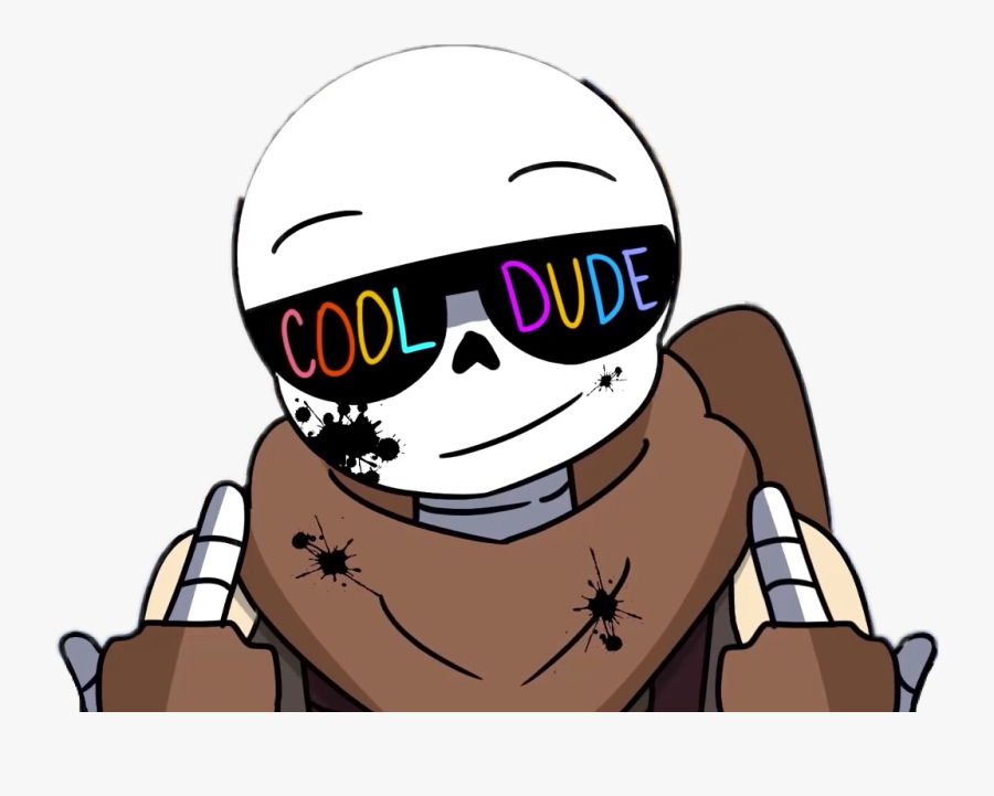 Transparent Cool Dude Clipart - Ink Sans Cool Dude, Transparent Clipart
