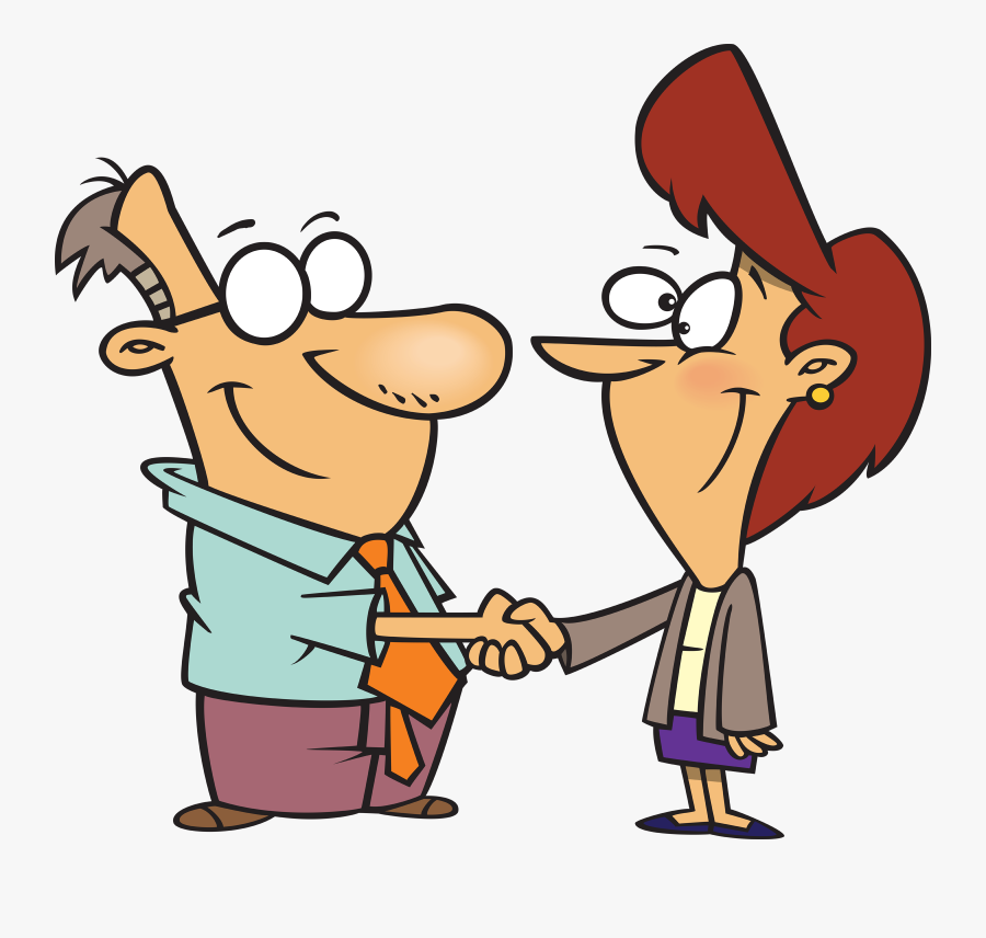 Don T Be Afraid - Clipart People Shaking Hands, Transparent Clipart