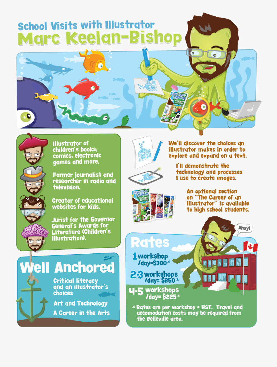 Book A School Visit - Cartoon, Transparent Clipart