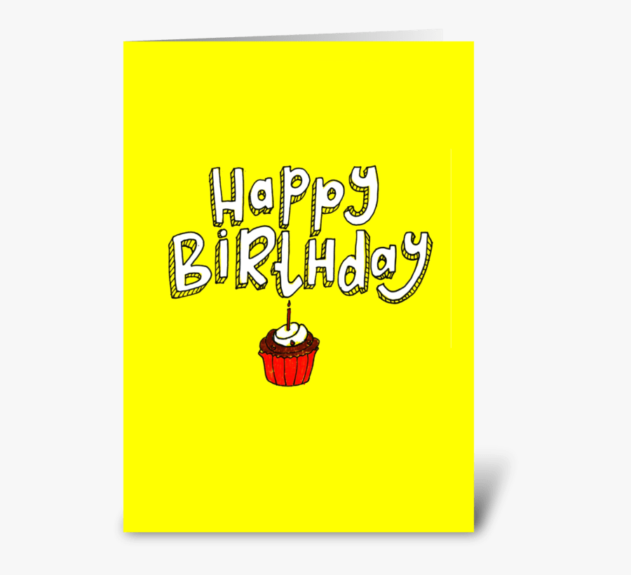 Happy Birthday Greeting Card - Illustration, Transparent Clipart
