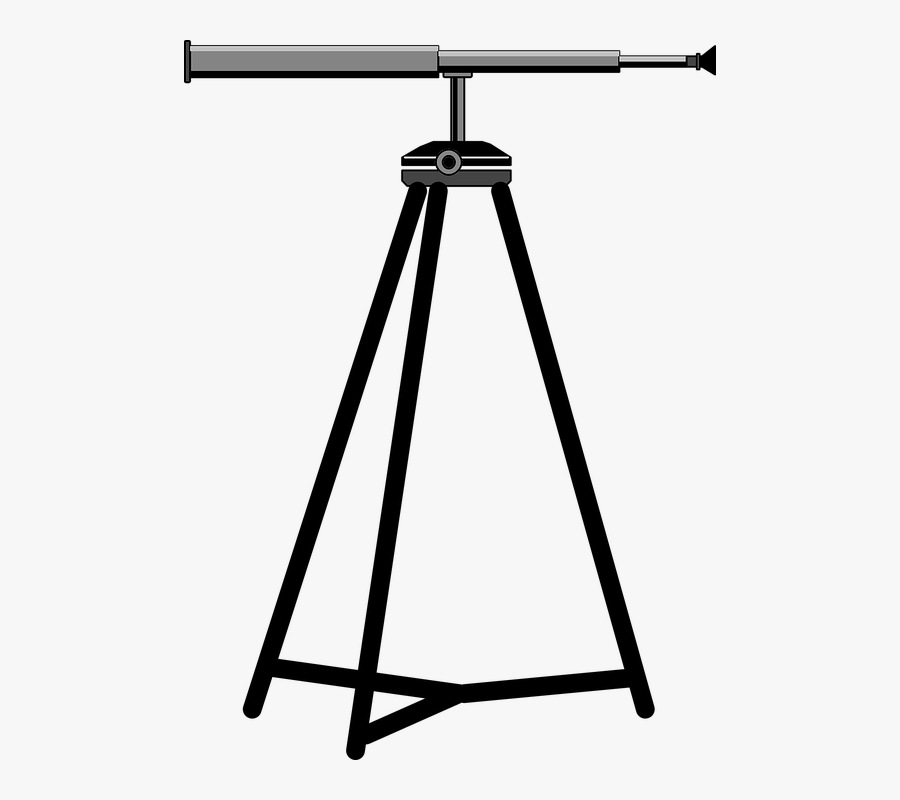 Transparent Tripod Clipart - Telescope, Transparent Clipart