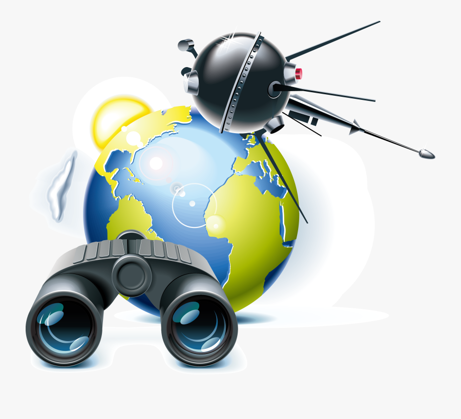Navigation Device Icon Telescope - Binocular Png, Transparent Clipart