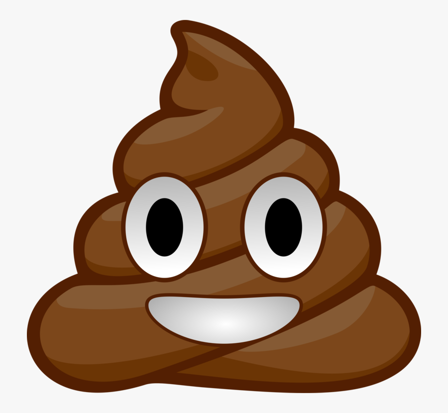 Brown,food,beak - Poop Emoji, Transparent Clipart