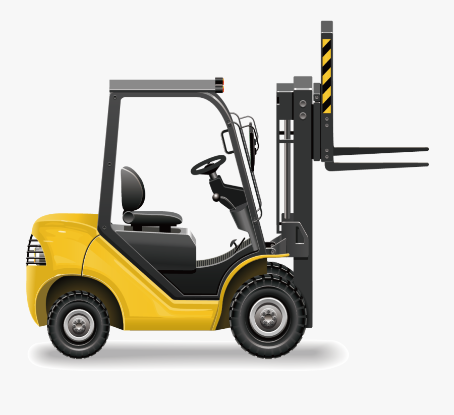 Transparent Fork Lift Clipart - Forklift Png, Transparent Clipart