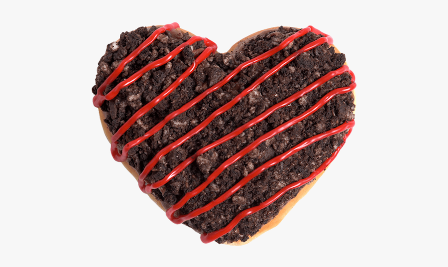 Accessory,crochet - Krispy Kreme Heart Oreo Donut, Transparent Clipart