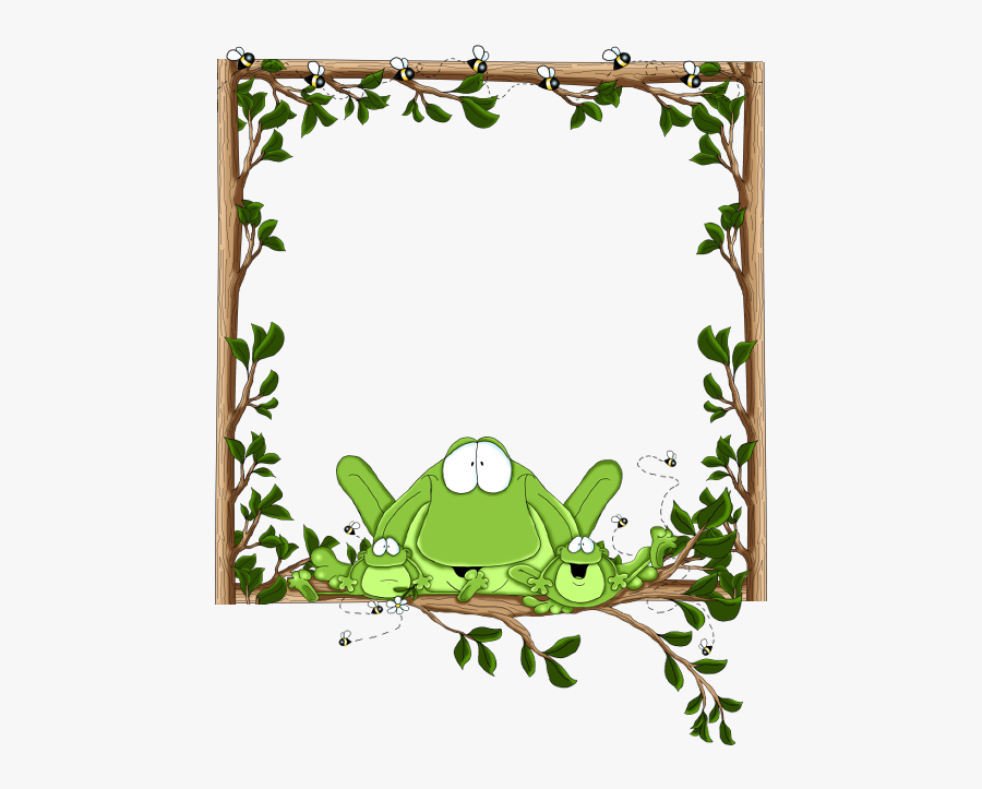 Frogs Clipart Borders - Frog Border Clip Art, Transparent Clipart