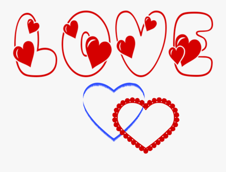 Transparent The Word Love Clipart - Stock Photography, Transparent Clipart