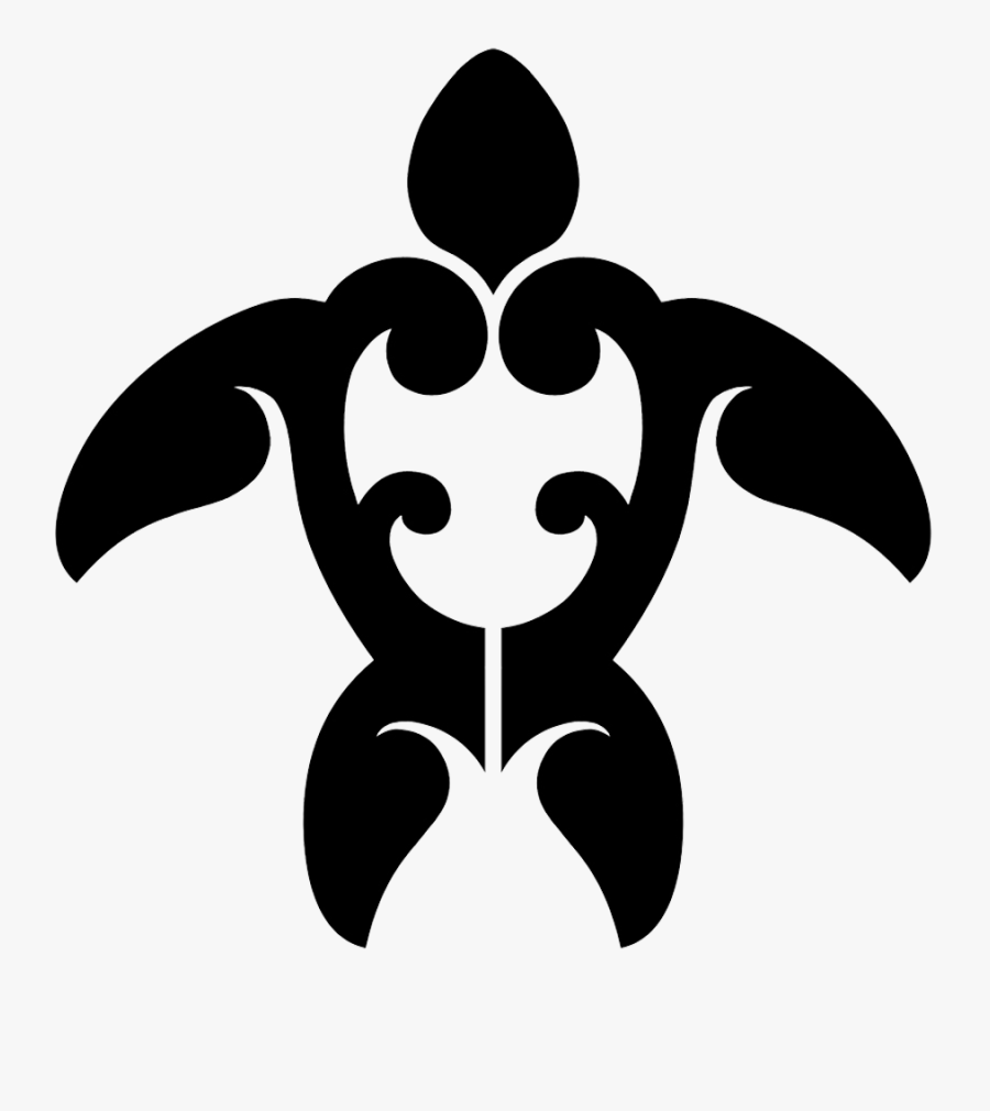 Transparent Black Marker Png - Tribal Black Turtle, Transparent Clipart