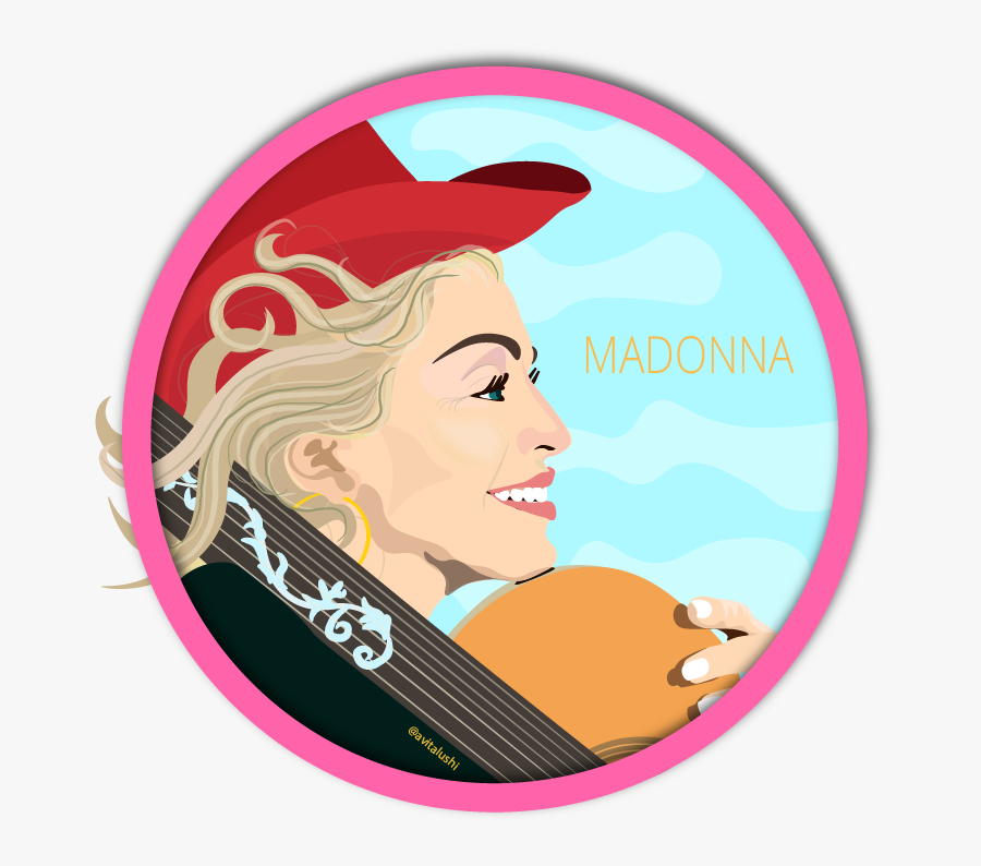 Madonna, American Singer Songwriter, Actress And Businesswoman - Valorização Do Meio Rural, Transparent Clipart