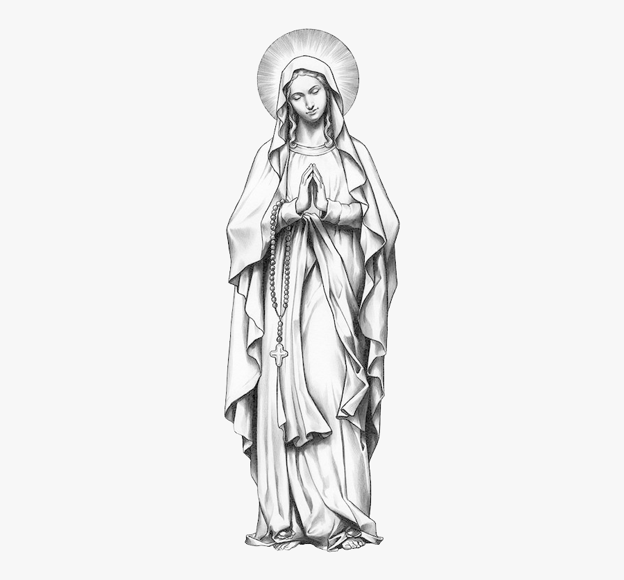 tattoo art virgin mary free transparent clipart clipartkey tattoo art virgin mary free