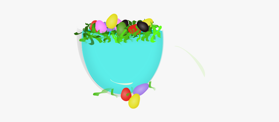 Vector Image Of Bowl Of Eggs - Happy Easter Soccer Transparent, Transparent Clipart