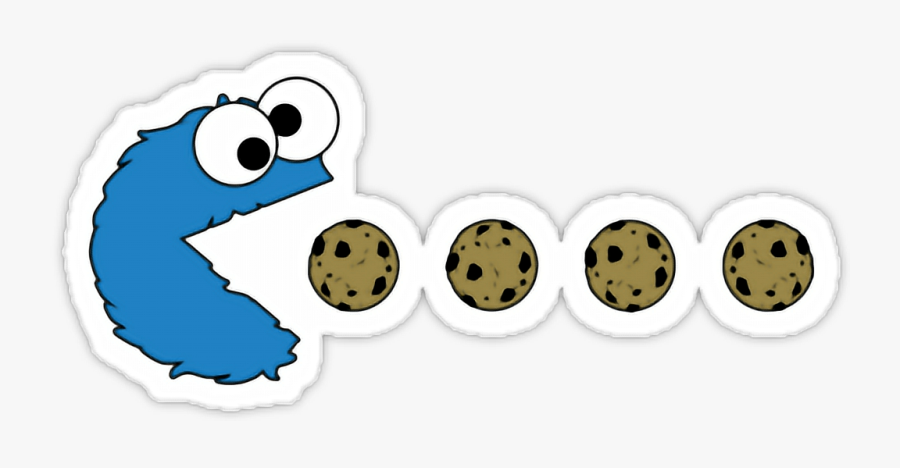 #cookies #cookiemonster #sesamestreet #videogame #game - Pac Man Cookie Monster, Transparent Clipart
