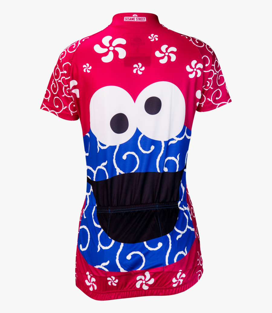 Cookie Monster "pink - Cycling, Transparent Clipart
