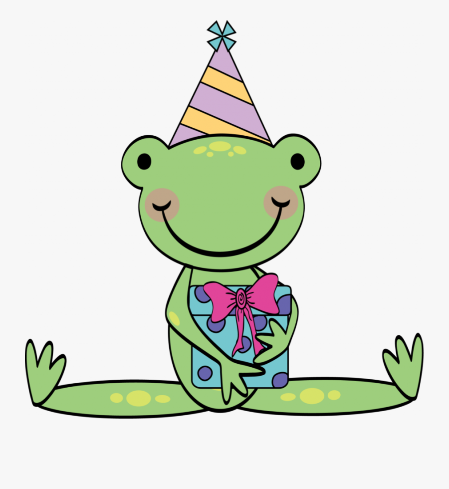 Happy Birthday Frog Png Clipart Frog Birthday Clip - Funny Birthday Images Png, Transparent Clipart