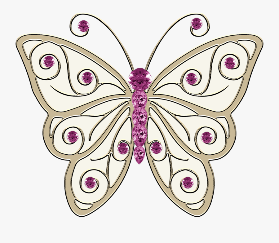 Lace Clipart Butterfly - Swallowtail Butterfly, Transparent Clipart