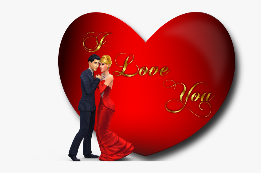 Heart L Love U, Transparent Clipart