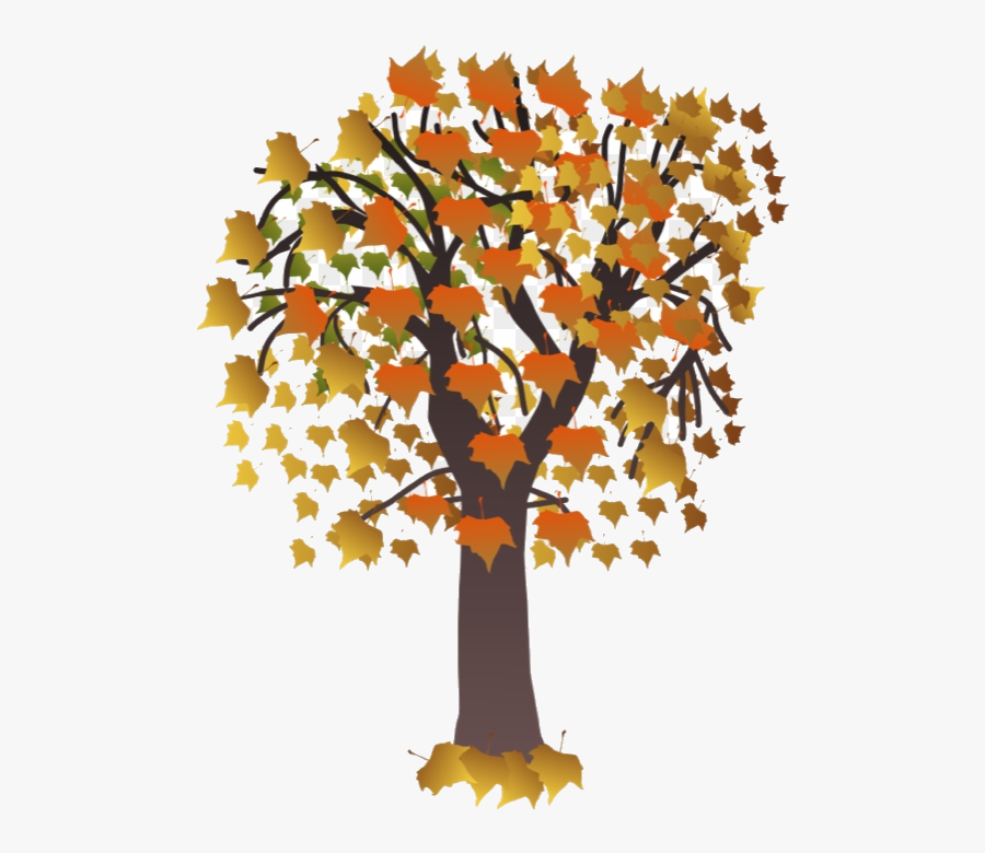 Fall Tree Free Clipart Animations Of Trees Autumn Clip - Happy Thanksgiving Work Quotes, Transparent Clipart