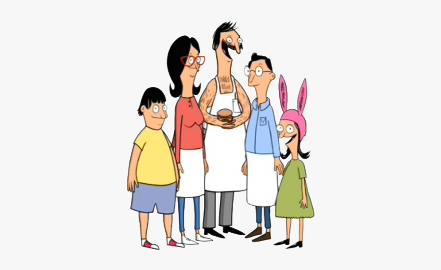 Family Clipart Transparent Background - Bobs Burgers Family Png, Transparent Clipart
