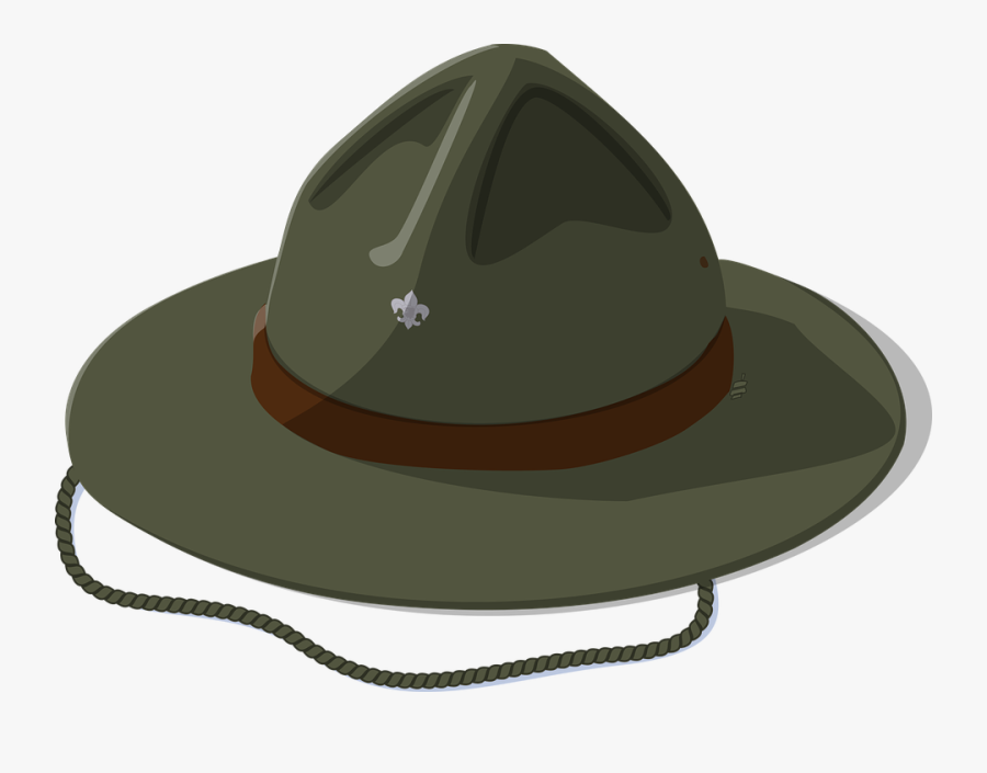 Hat, Scout, Usa, Uniform, Boy Scout, Summer, Camp - Boy Scout Hat Png, Transparent Clipart