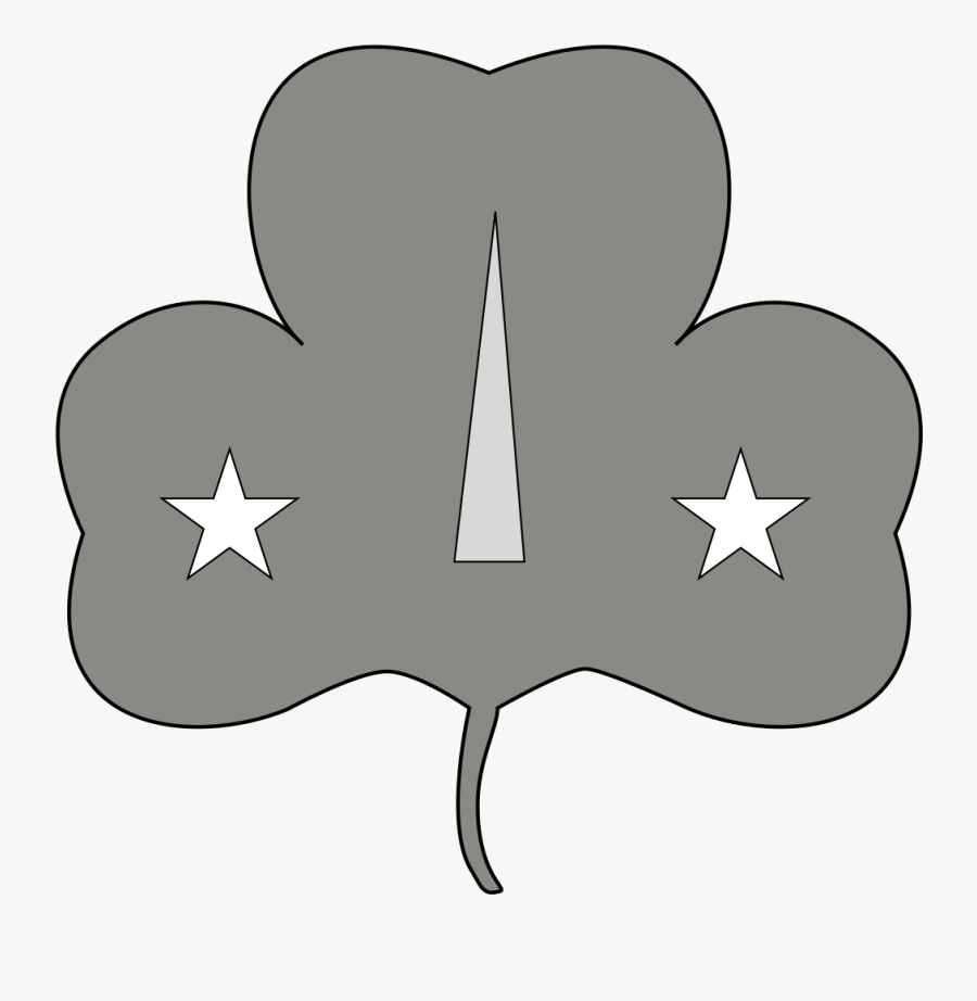 Wikiproject Scouting Trefoil Greyscale Solid Clipart - Villa Littorine, Transparent Clipart
